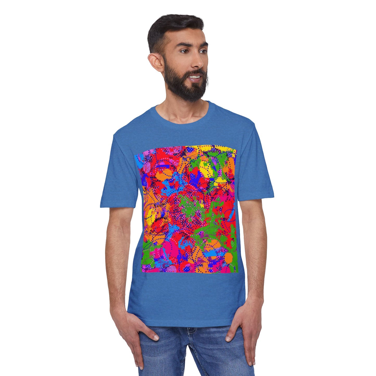 Vibrant Abstract Print Unisex T-Shirt