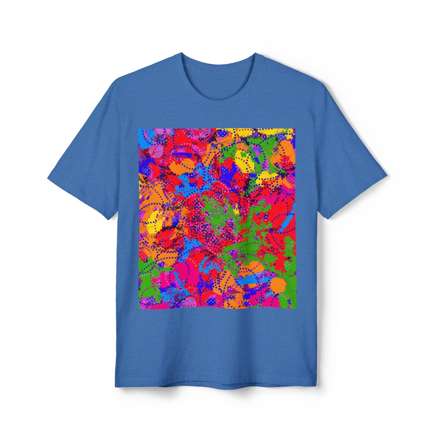 Vibrant Abstract Print Unisex T-Shirt