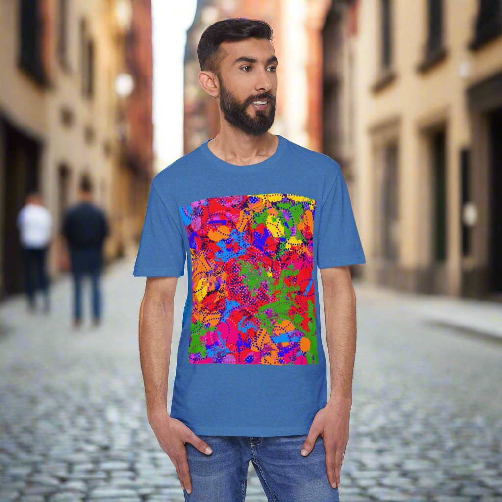 Vibrant Abstract Print Unisex T-Shirt